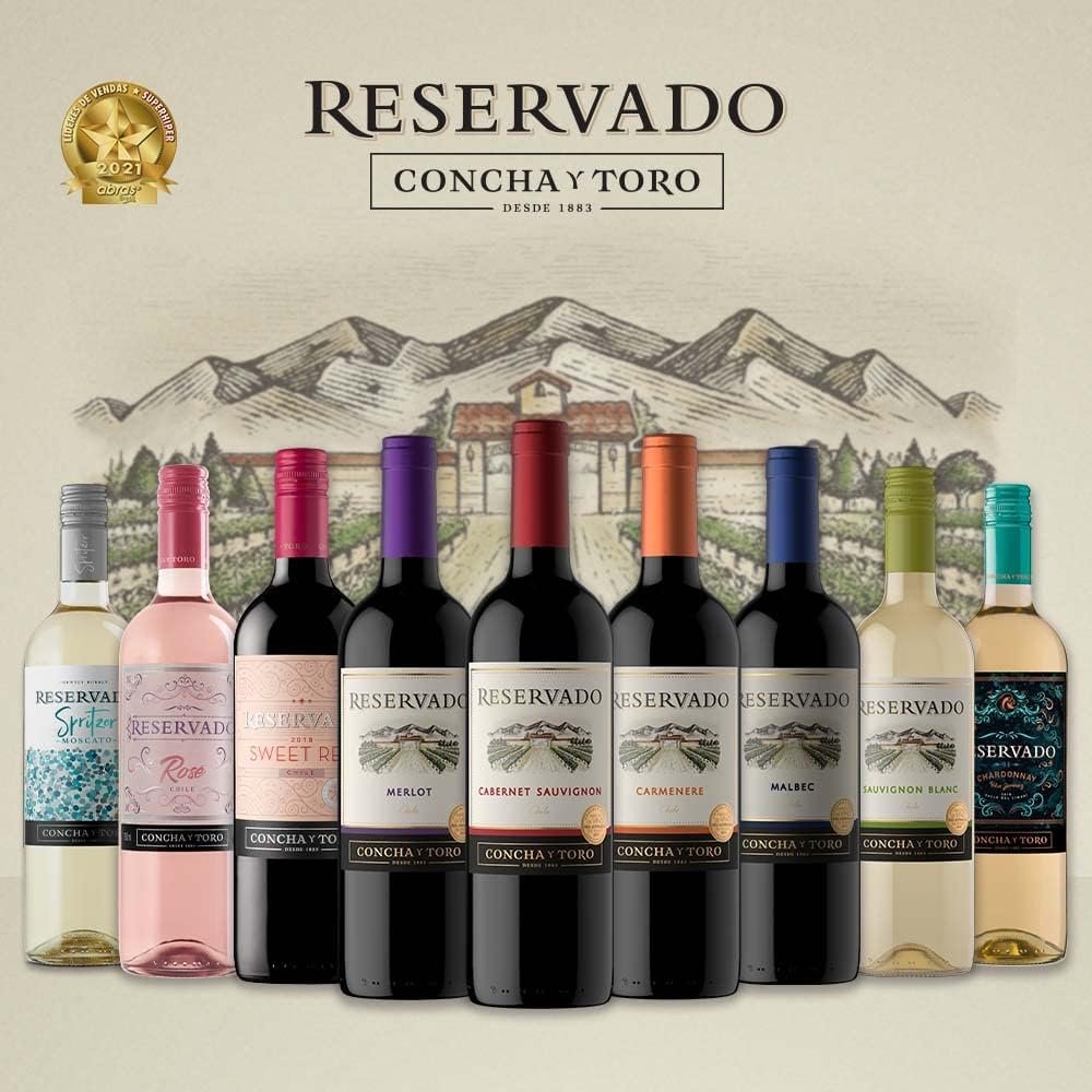Concha y Toro Vinho Chileno Reservado Sauvignon Blanc 750Ml - Imagem 4