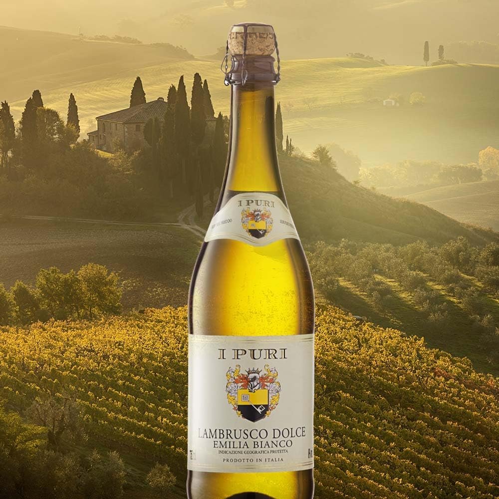 I Puri Vinho Italiano Lambrusco Branco 750Ml - Imagem 2