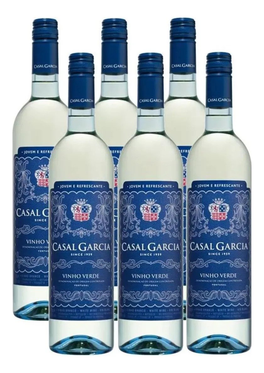 Vinho Branco Verde Casal Garcia Doc Kit Com 6 Unidades 750ml - Imagem 2