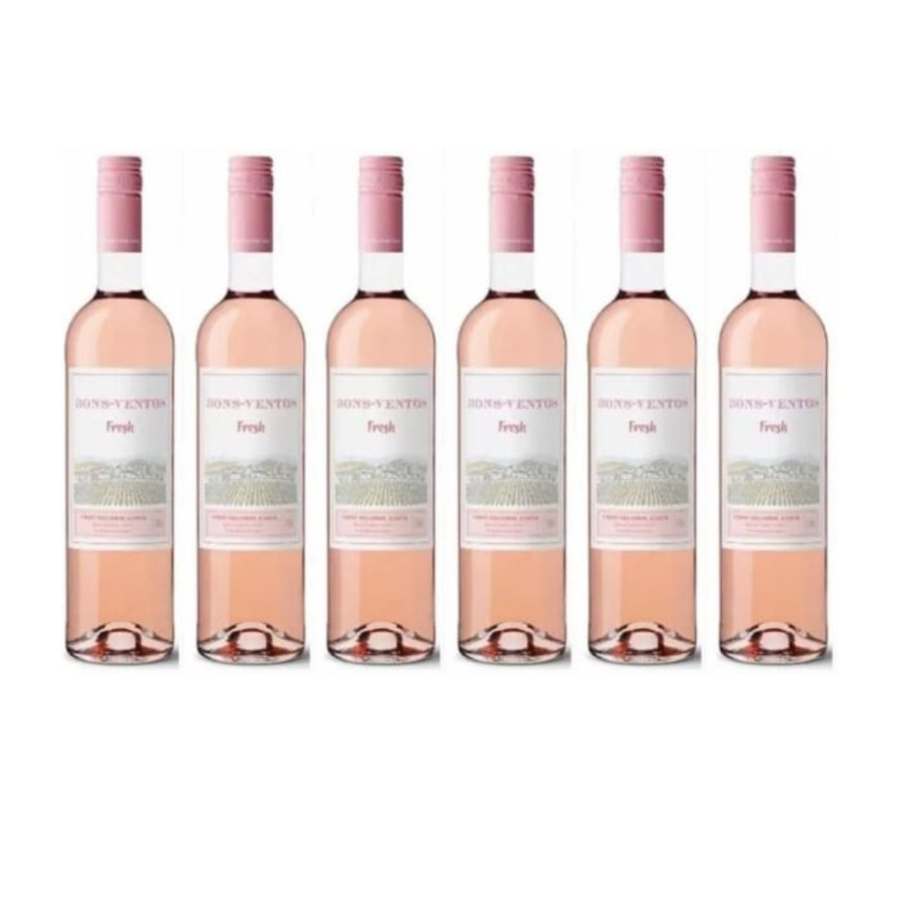 Kit 6 Vinhos Rose Português Quinta de Bons Ventos