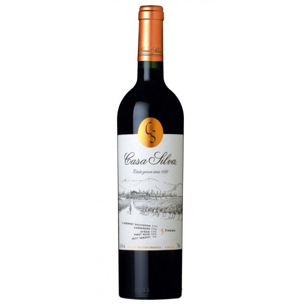 Vinho 5 Cepas Casa Silva 750ml