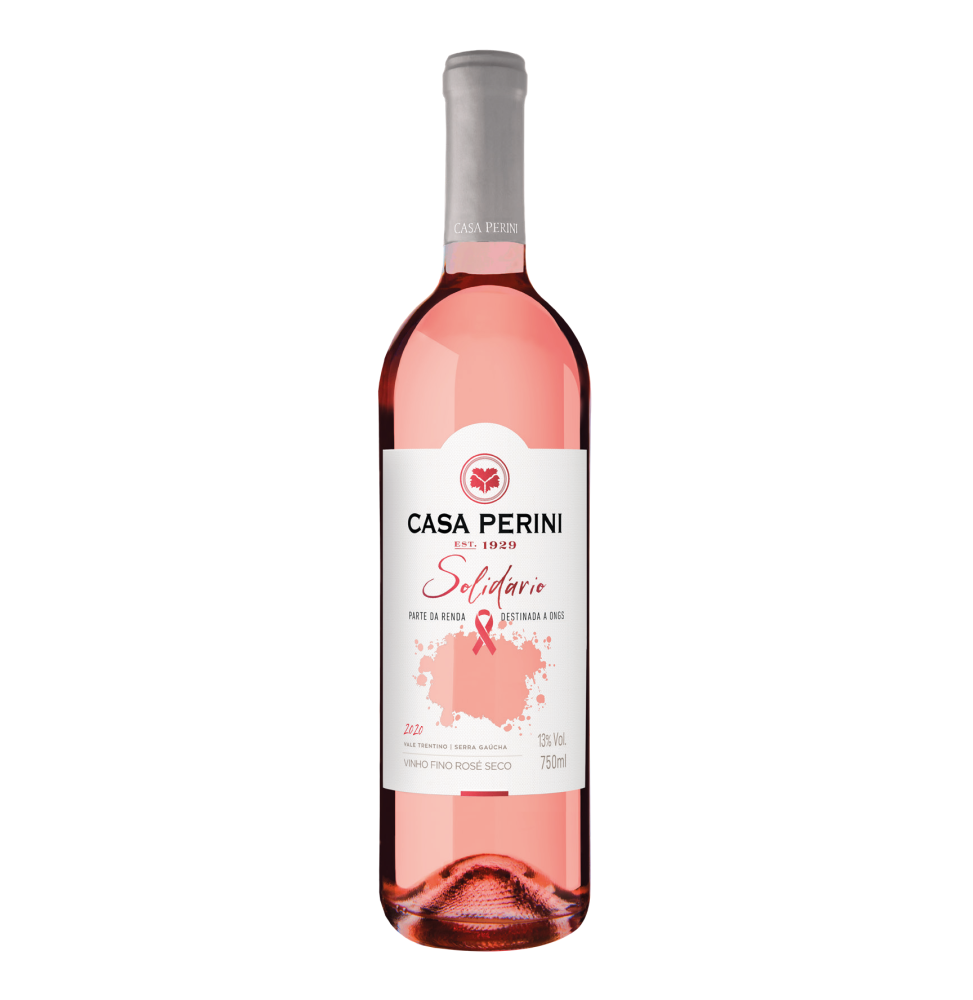 Vinho Casa Perini Solidário Merlot Rosé 750ml